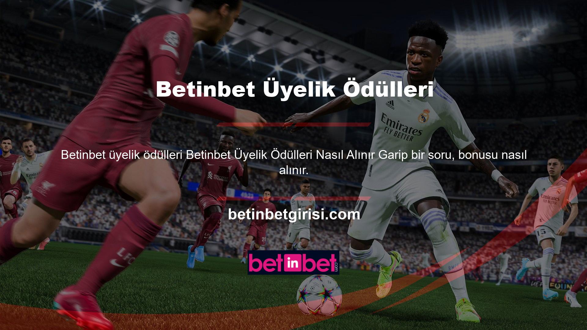 Betinbet bazı temel eylemleri gerçekleştirerek ücretsiz ödüller alırlar